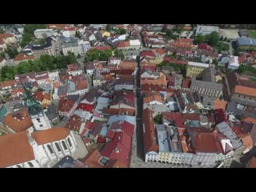 Jindřichův Hradec – drone view, South Bohemia